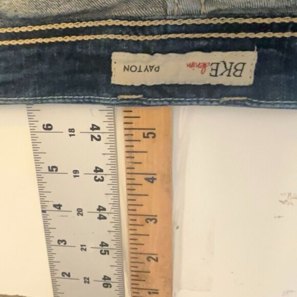 Bke Cropped Denim Jeans  Size 29 - Picture 13 of 16